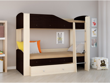 Двухъярусная кровать Астра-2, спальные места 190х80 см